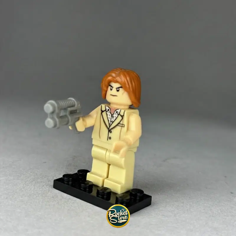 Minifigura tipo LEGO Soldado Rebelde Femenina con Blaster Pesado