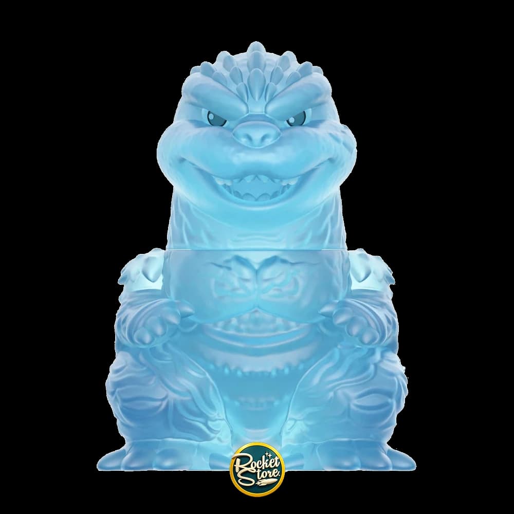 Figura de Vinilo Godzilla Minus One Clear Blue Fun! Fun! - Super7 Toho