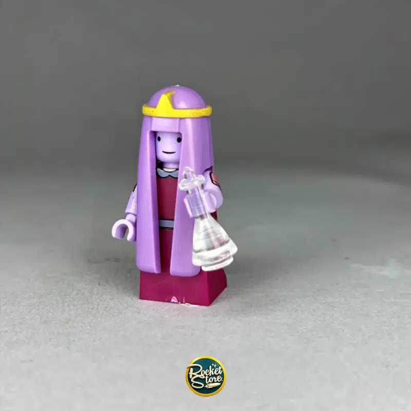 Minifigura tipo LEGO Dulce Princesa Princess Bubblegum con Frasco