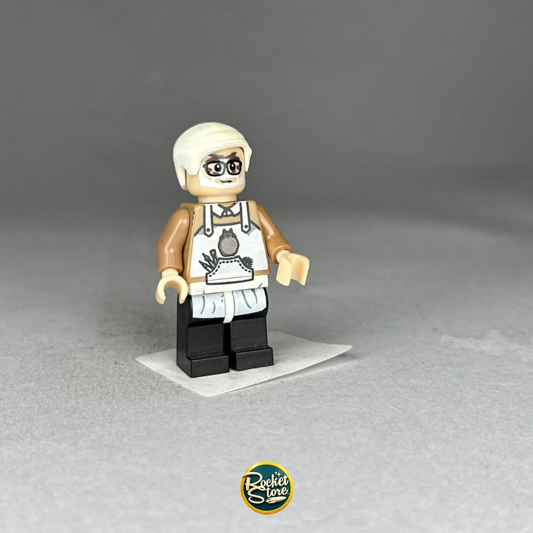 Minifigura tipo LEGO Abuelita Repostera con Delantal y Gafas