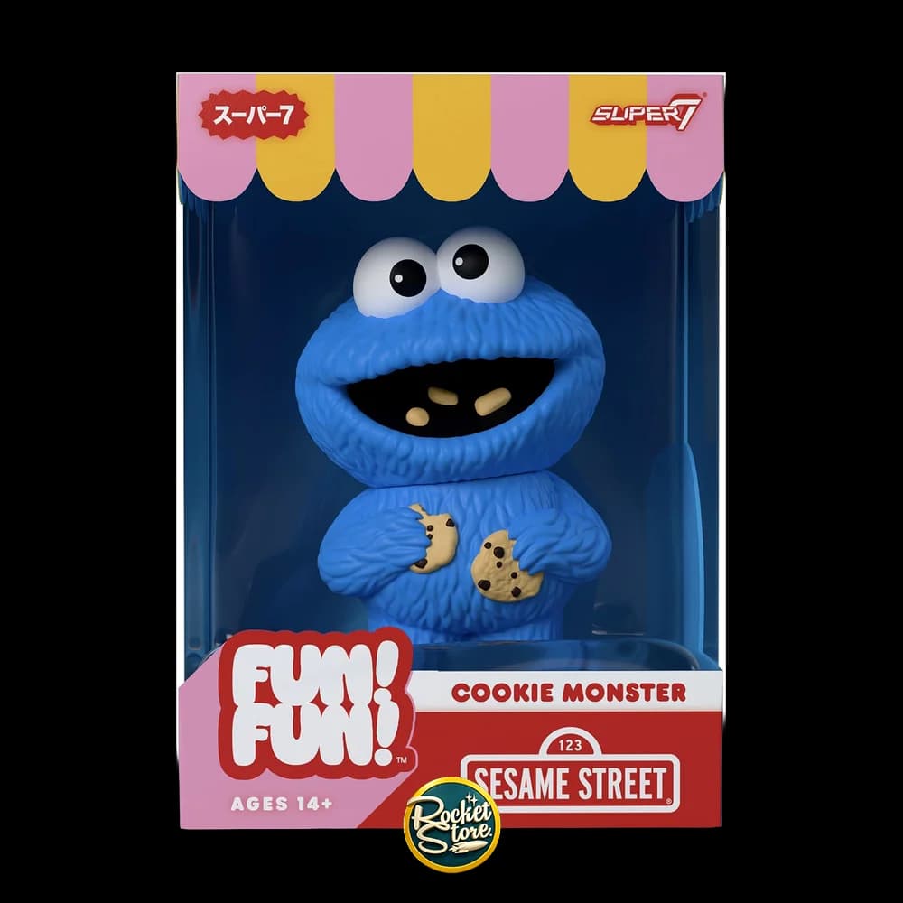 Figura de Vinilo Cookie Monster Fun! Fun! - Super7 Sesame Street