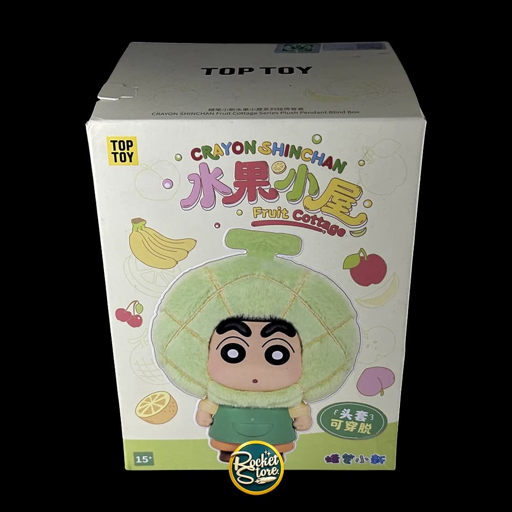 Llavero Peluche Crayon Shin-chan Fruit Cottage - Caja Sorpresa TOP TOY