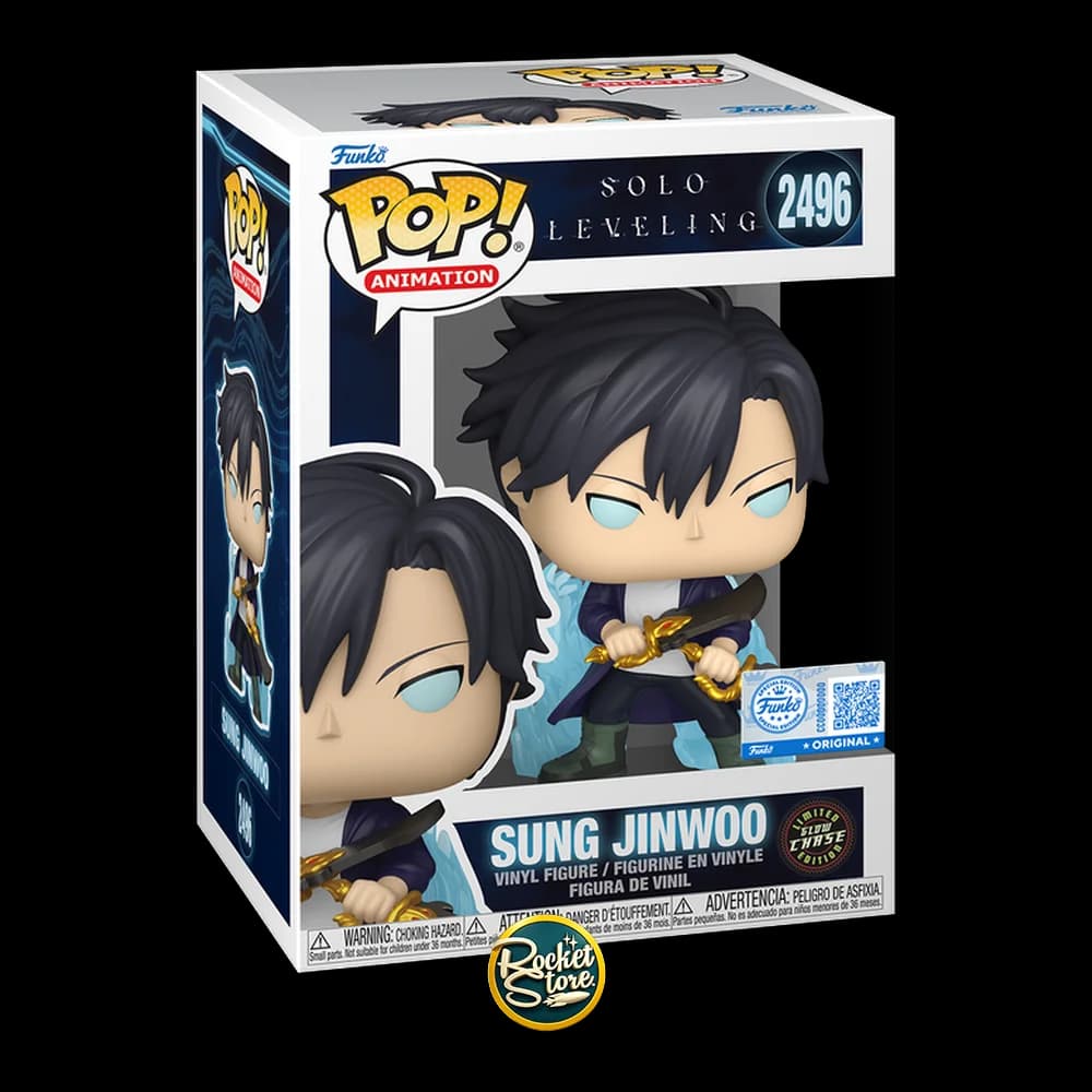 Funko Pop! Animation Solo Leveling #2496 - Sung Jinwoo (Glow Chase)