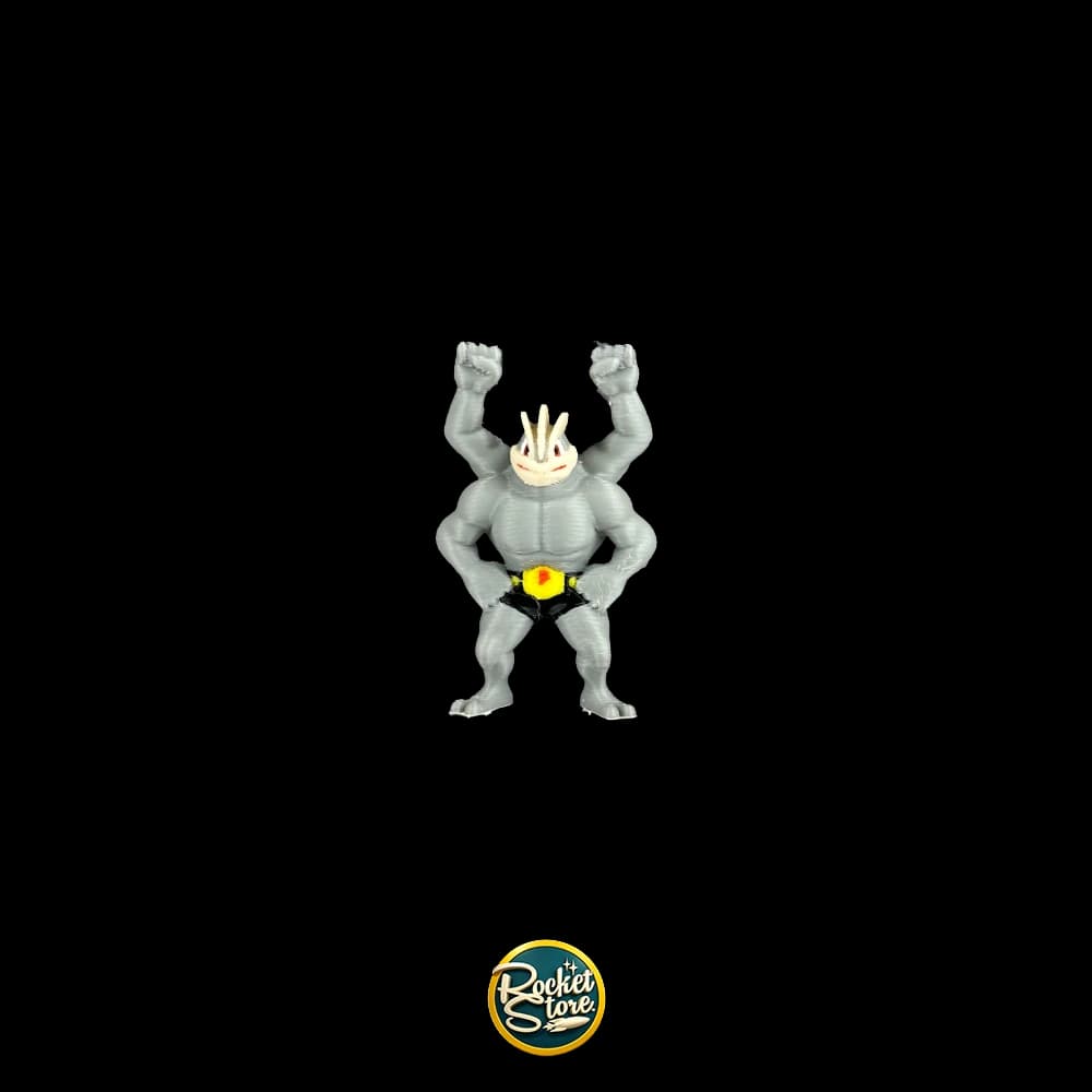 Figura Pokémon Machamp #068 - Impresión 3D 2"