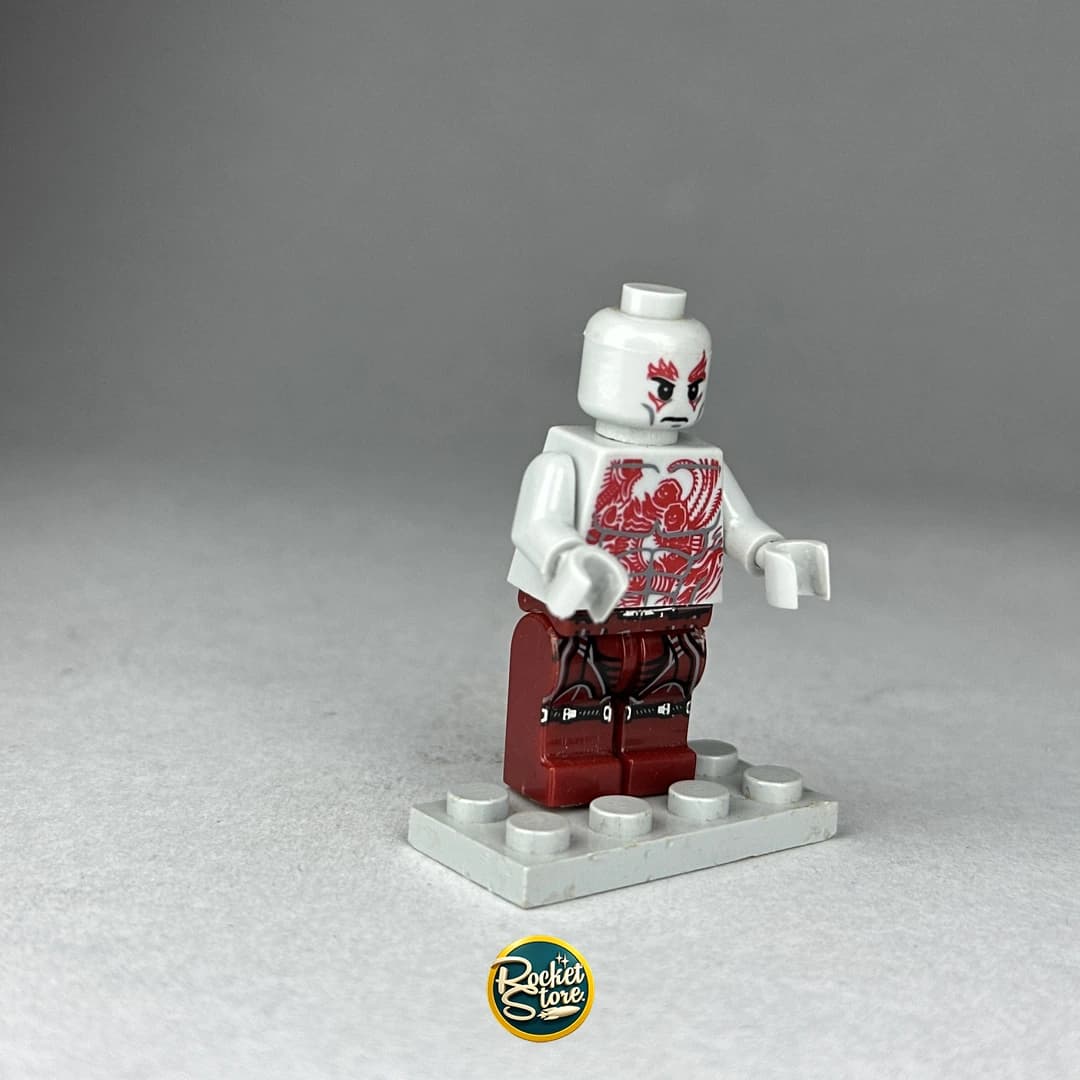 Minifigura tipo LEGO Marvel Drax el Destructor Cómic Clásico