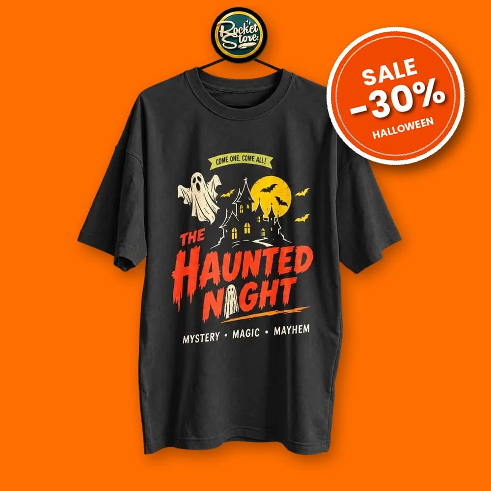 Camiseta The Haunted Night - Castle & Ghost