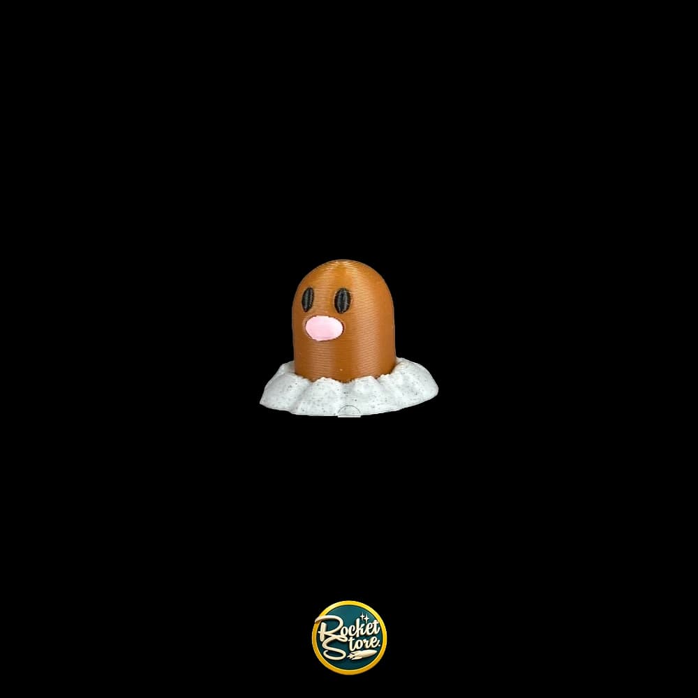 Figura Pokémon Diglett #050 - Impresión 3D 2"