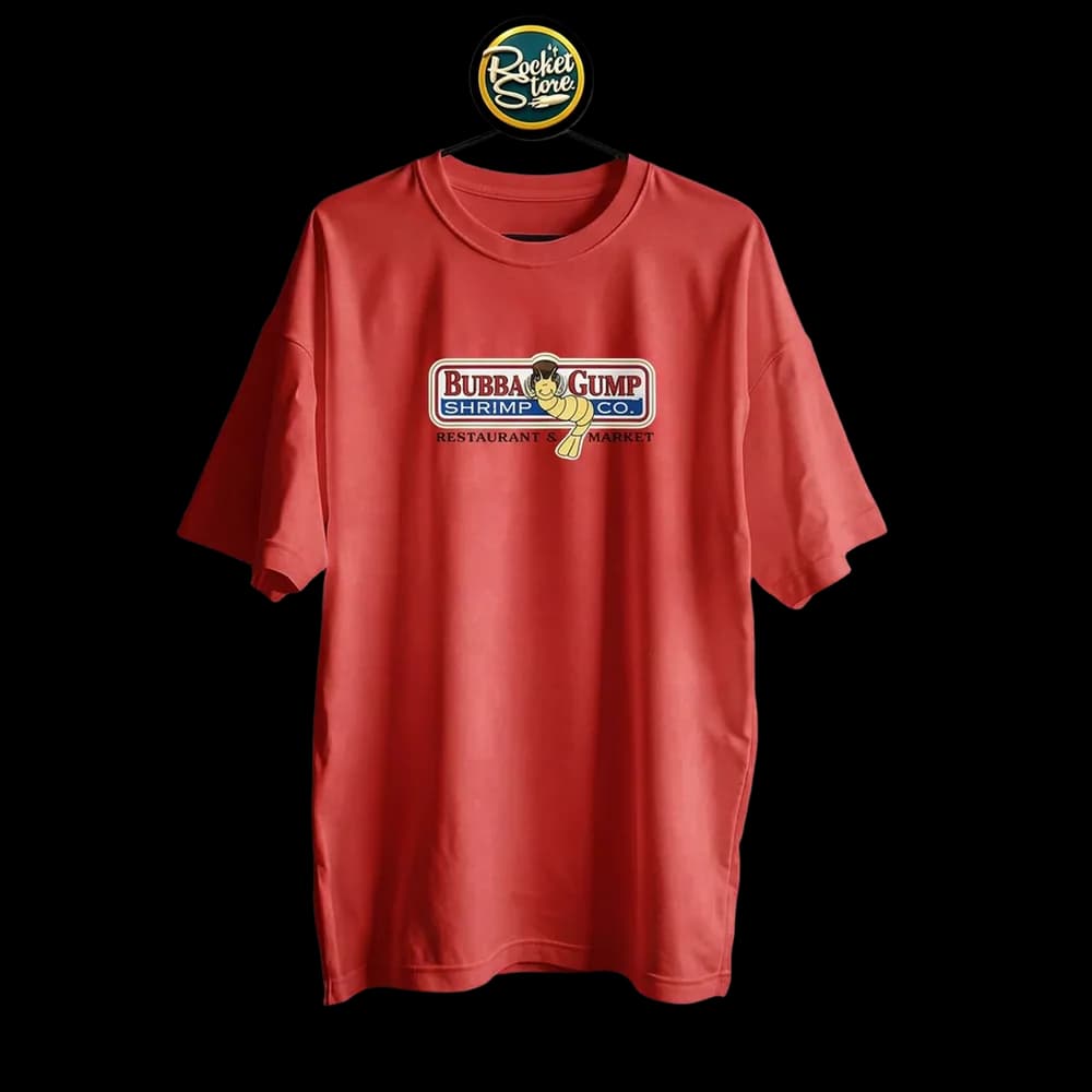 Camiseta Forrest Gump - Bubba Gump Shrimp Co. Rojo