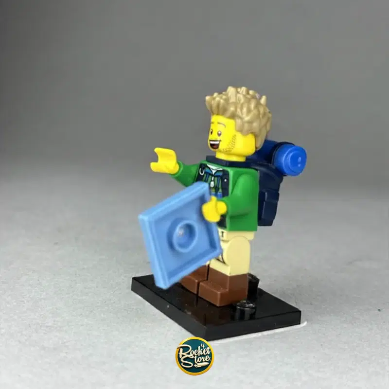Minifigura LEGO Excursionista con Mapa y Brújula Serie 16