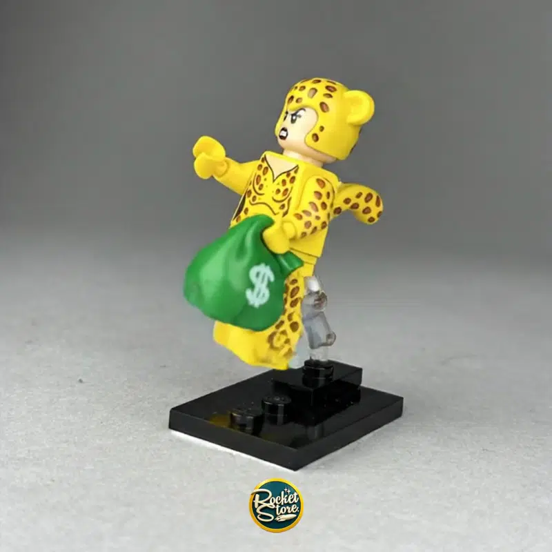 Minifigura LEGO DC Comics Cheetah con Saco de Dinero