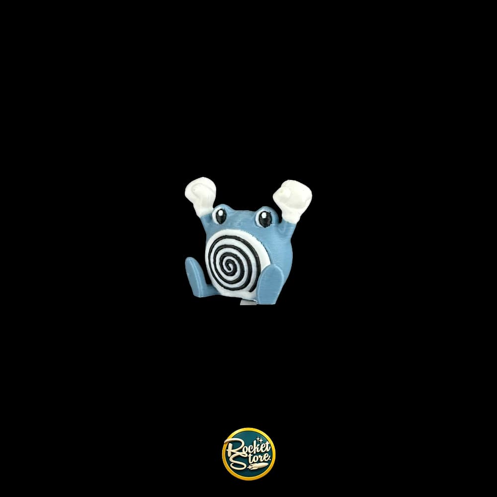 Figura Pokémon Poliwhirl #061 - Impresión 3D 2"
