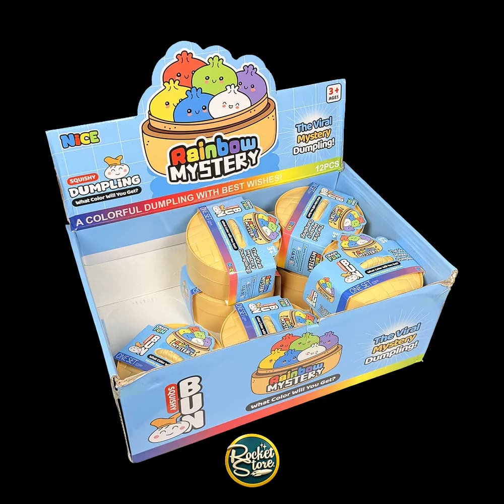 Display de Rainbow Mystery Dumpling Bun