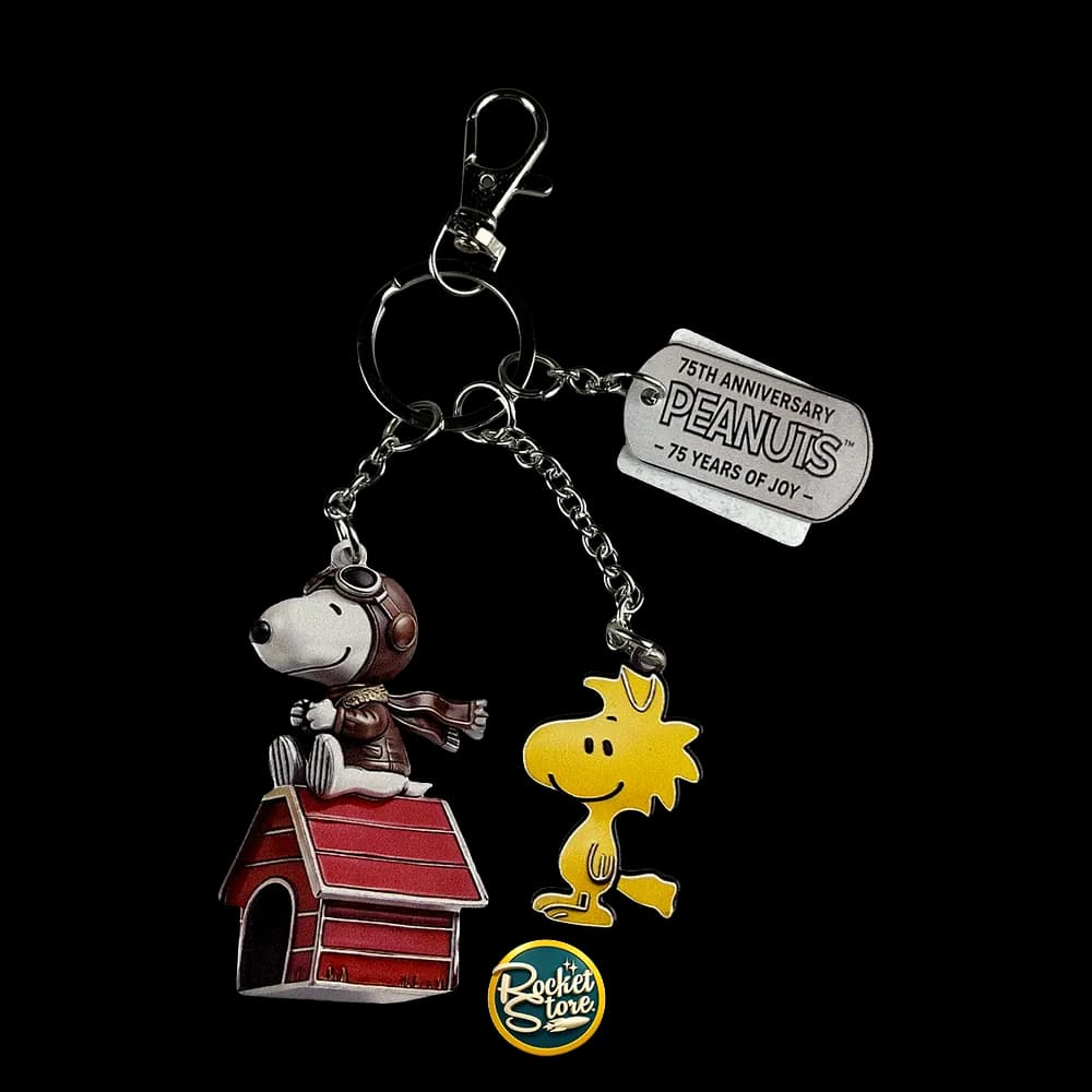 Llavero metalico Snoopy lamina