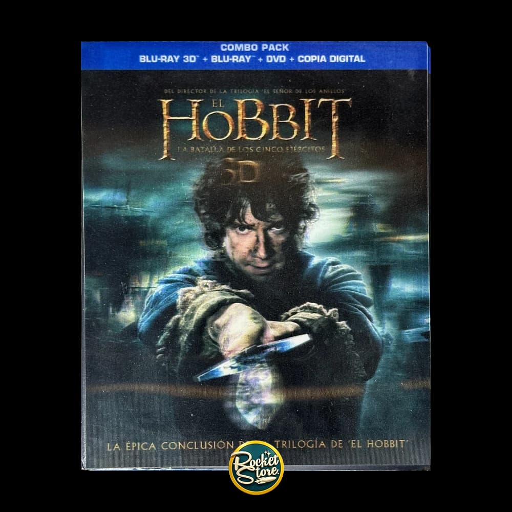 Blu-ray 3D + Blu-ray + DVD El Hobbit: La Batalla de los Cinco Ejércitos