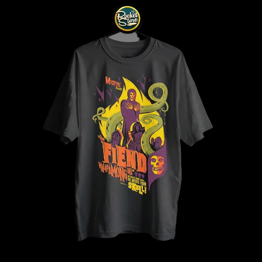 Camiseta Misfits - The Fiend Walks Among Us Cementerio