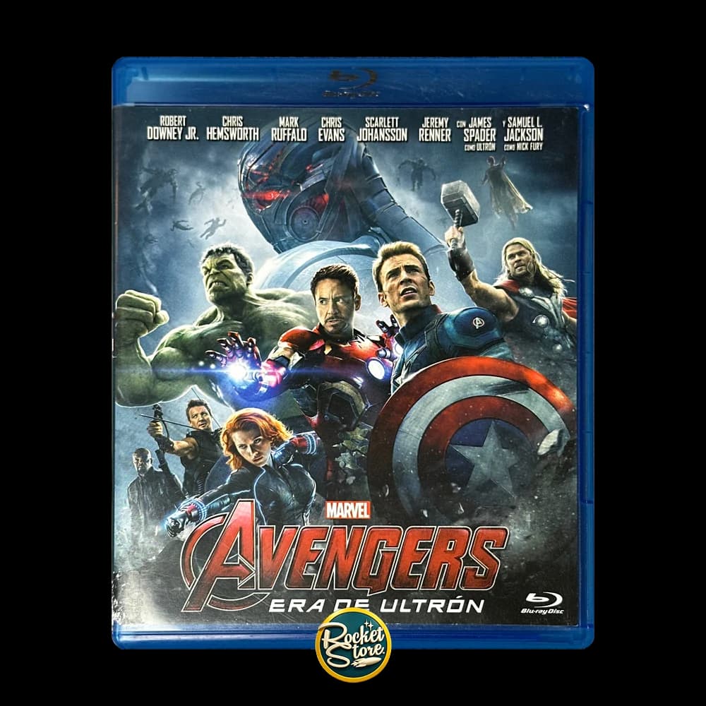 Blu-ray Avengers: Era de Ultrón - portada
