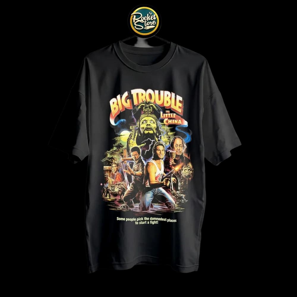 Camiseta Big Trouble in Little China - Jack Burton y Lo Pan