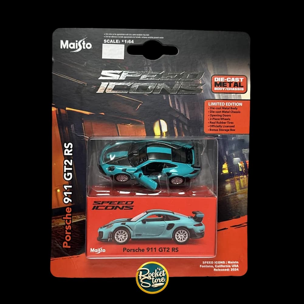 Maisto Speed Icons Porsche 911 GT2 RS Escala 1:64