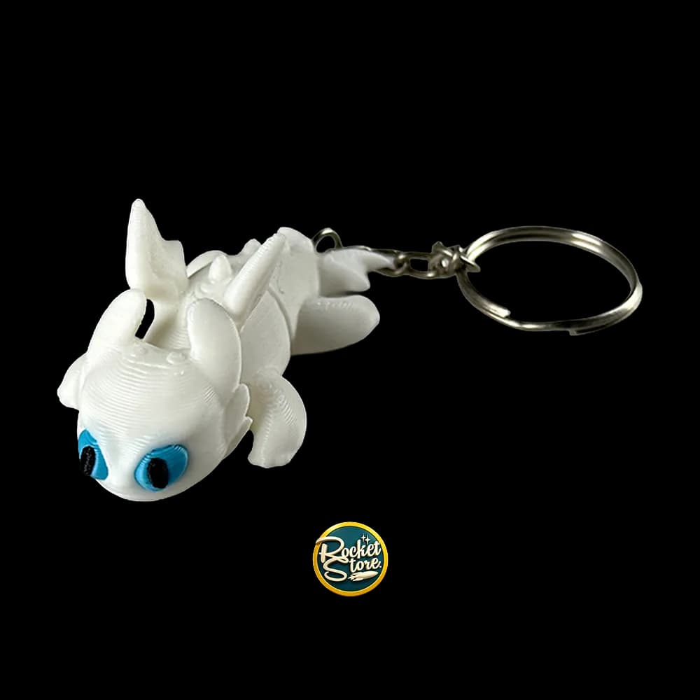 Llavero furia blanca