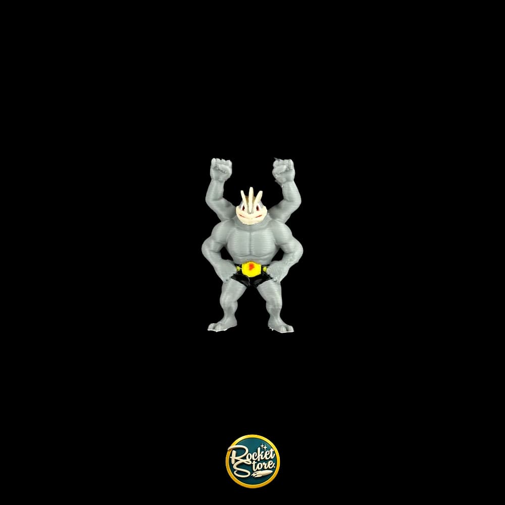 Figura Pokémon Machamp #068 - Impresión 3D 2"