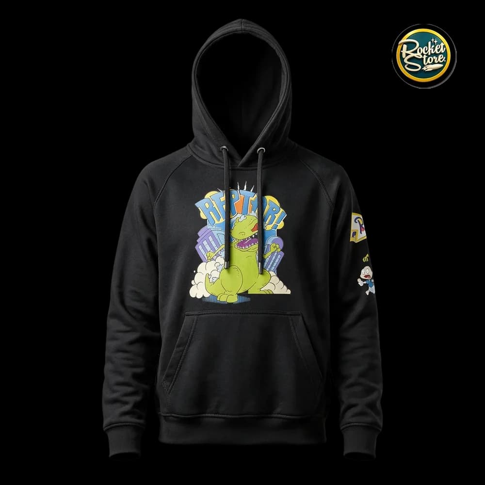 Buzo Hoodie Rugrats - Reptar City Attack