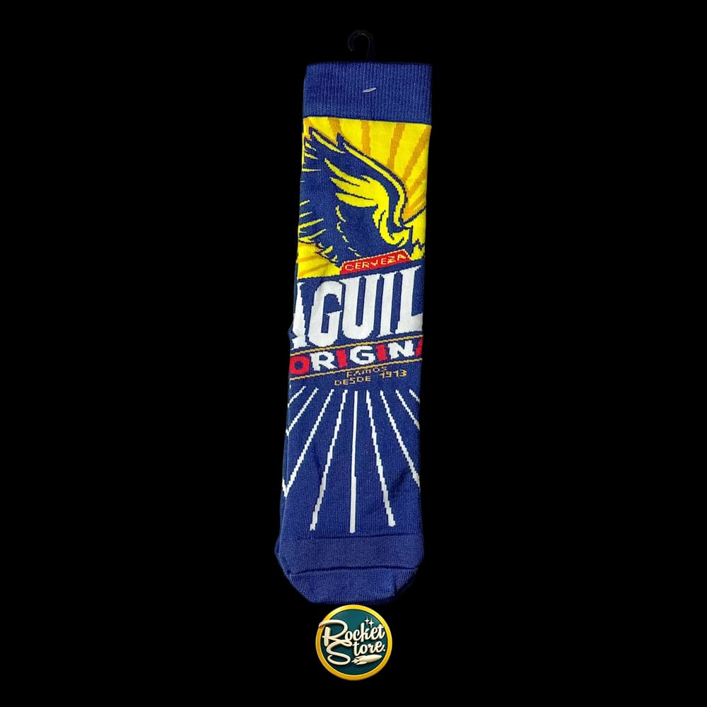 Medias Cerveza Águila Original Azul Oscuro