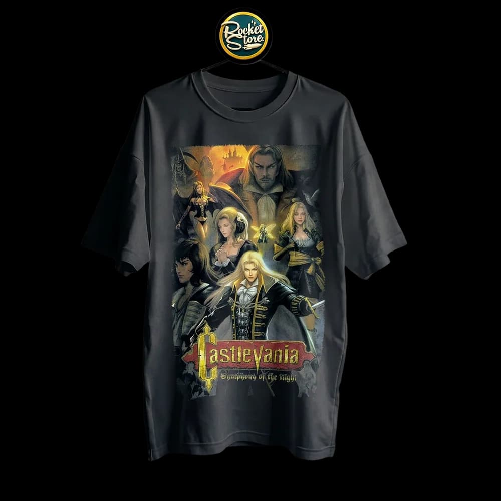 Camiseta Castlevania - Symphony of the Night Alucard y Drácula - Foto 2