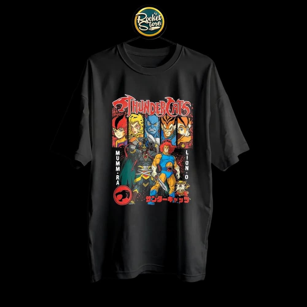 Camiseta ThunderCats - Leon-O Espada del Augurio vs Mumm-Ra Negro