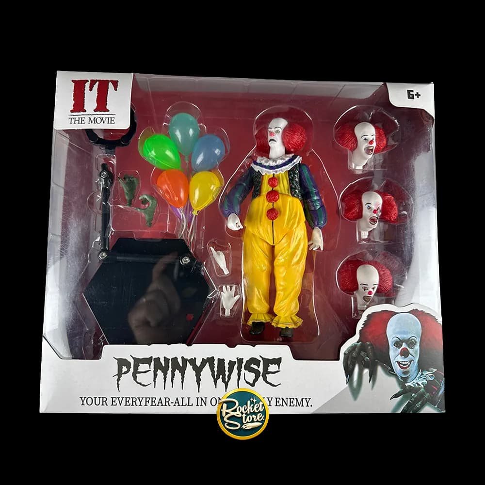 Figura Pennywise IT The Movie 1990 Escala 10pul