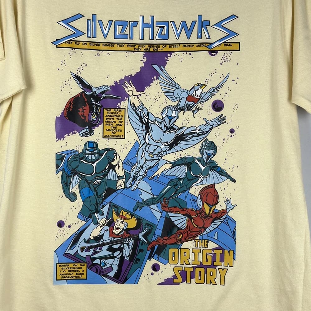 Camiseta Halcones Galácticos - SilverHawks Origin Story Marfil - Foto 1