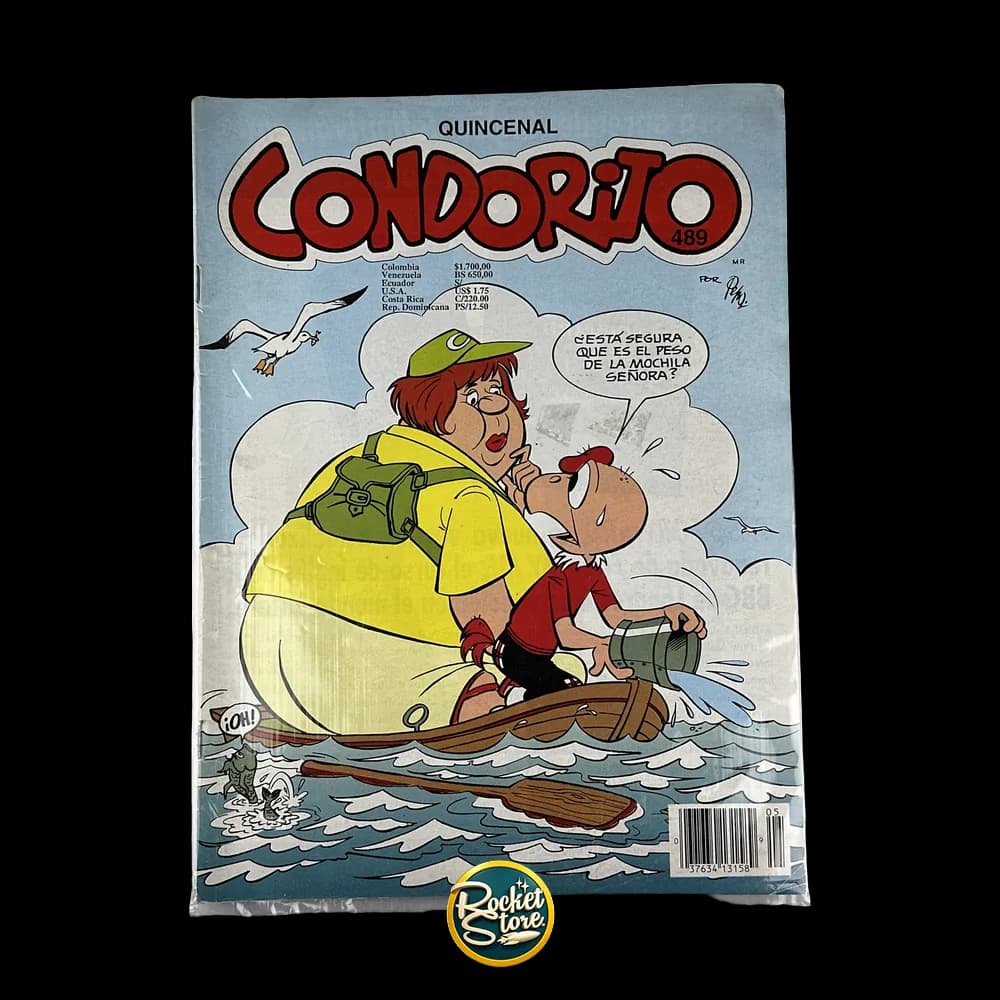 Revista Condorito N° 489 - El Peso de la Mochila