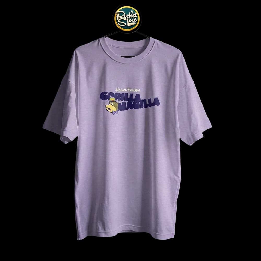 Camiseta Maguila Gorila - Magilla Gorilla Lila Pastel
