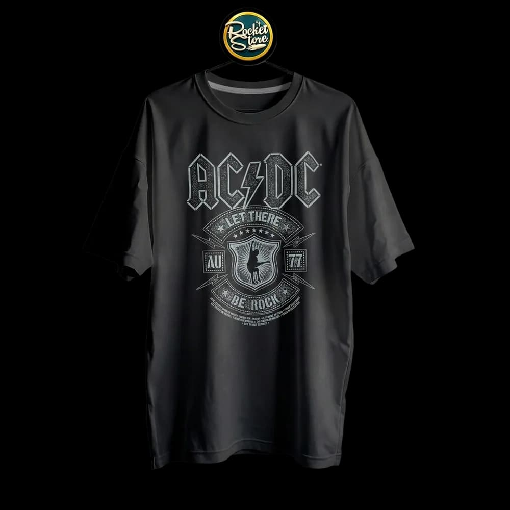 Camiseta AC/DC - Let There Be Rock 1977