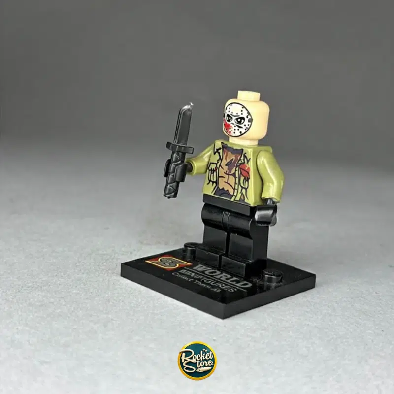 Minifigura tipo LEGO Jason Voorhees con Machete Viernes 13