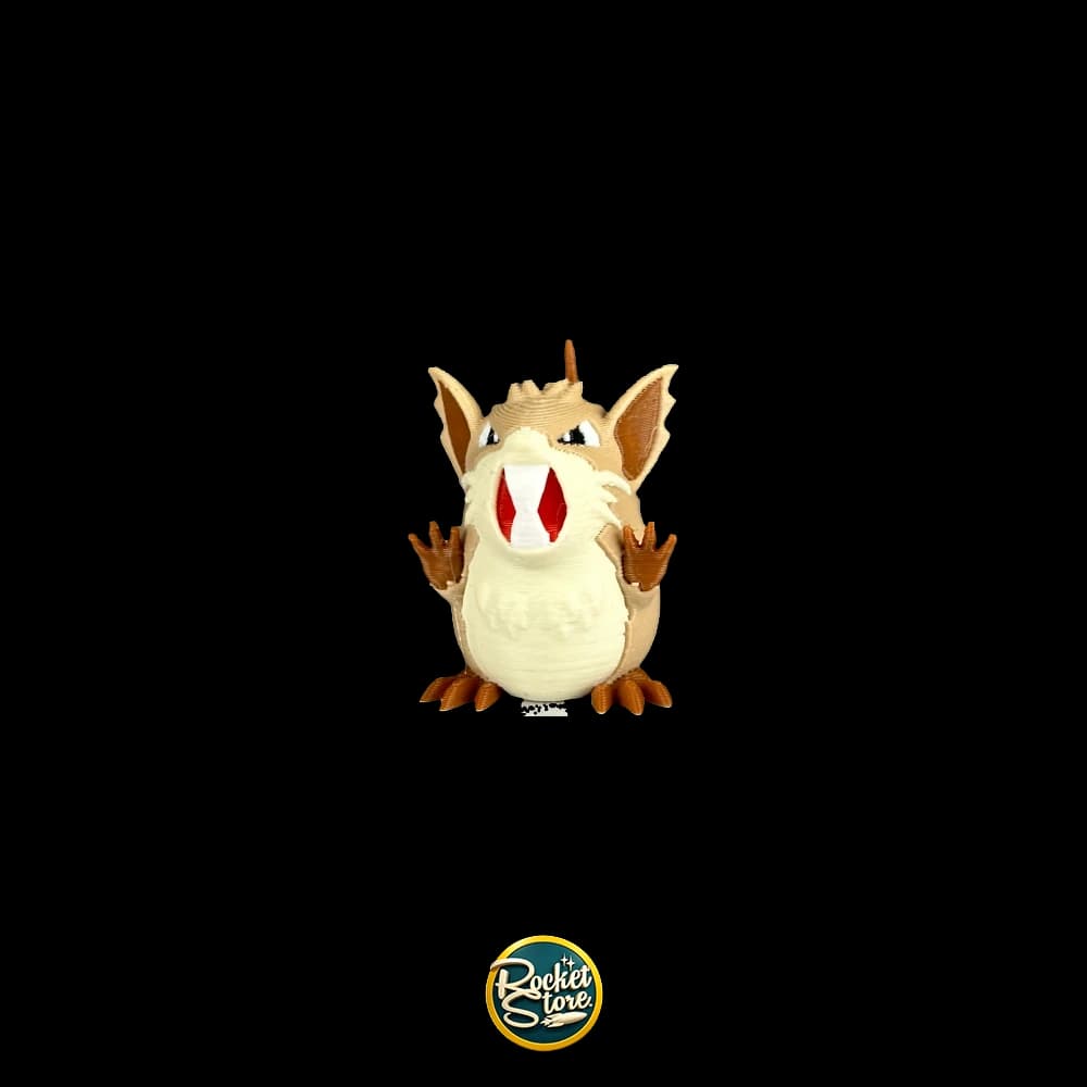 Figura Pokémon Raticate #020 - Impresión 3D 2"