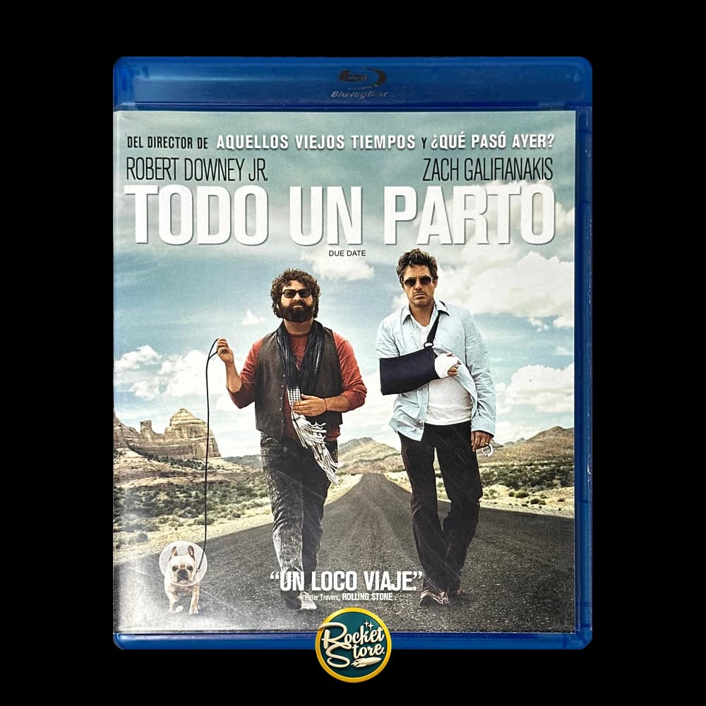 Blu-ray Todo un Parto (Due Date) - portada