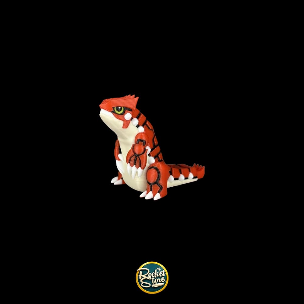 Figura Pokémon Groudon #383 - Impresión 3D 1"