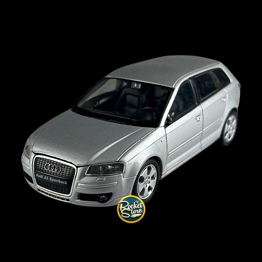 Welly Audi A3 Sportback Plata Escala 1:24