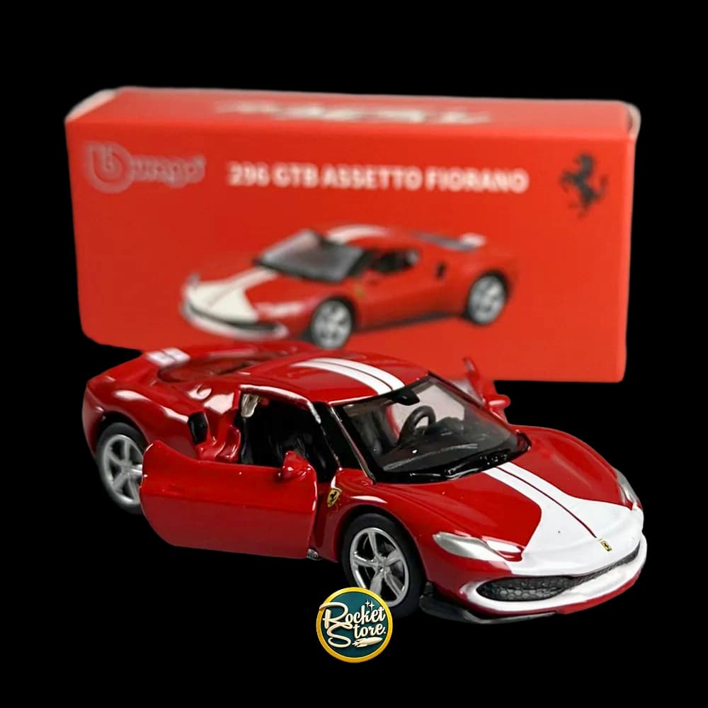 Bburago Ferrari 296 GTB Assetto Fiorano con Caja