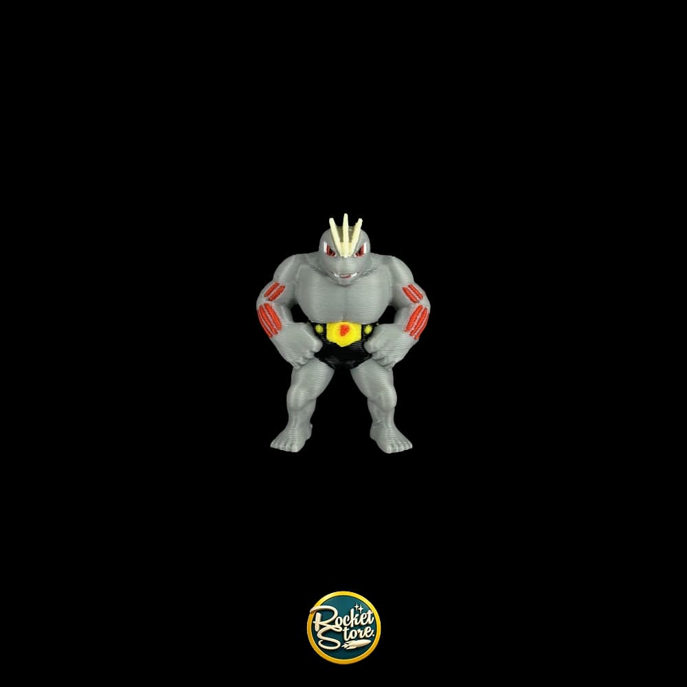 Figura Pokémon Machoke #067 - Impresión 3D 2"