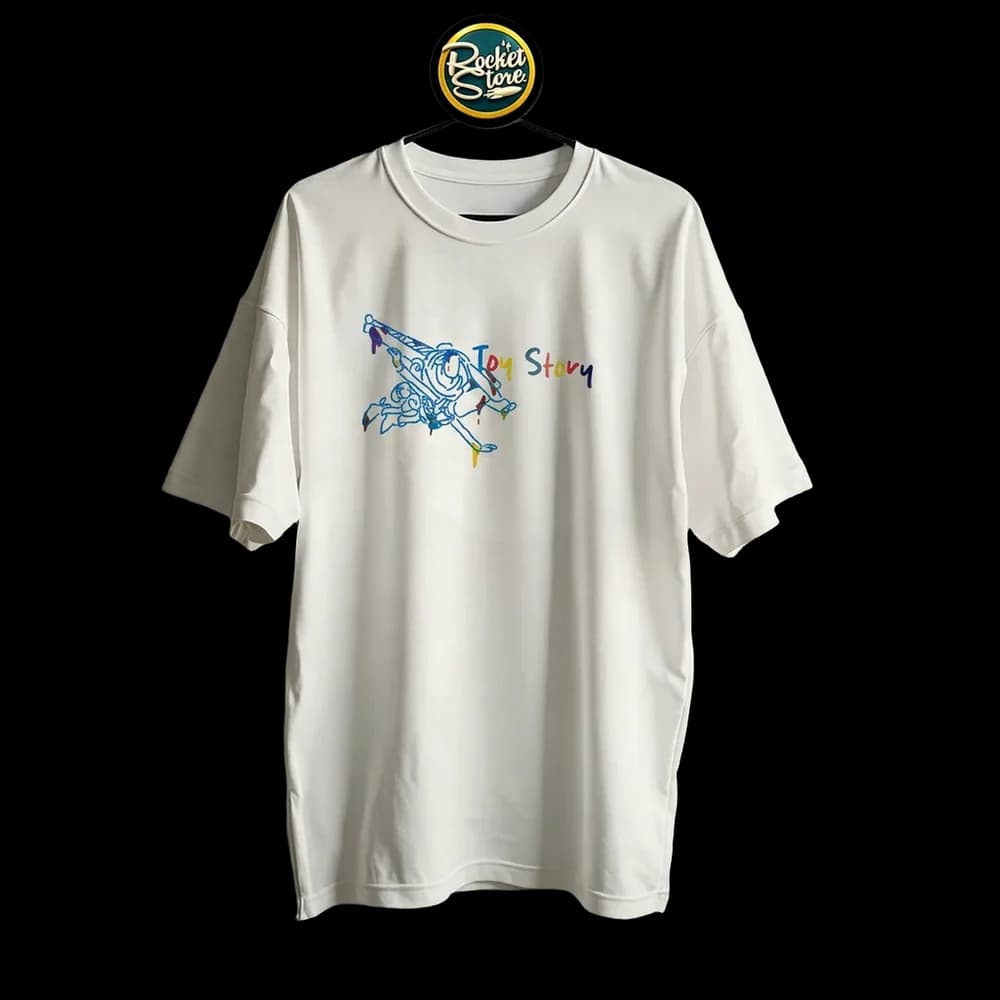 Camiseta Toy Story - To Infinity And Beyond Doodle Blanco
