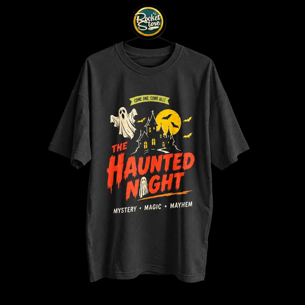 Camiseta The Haunted Night - Castle & Ghost