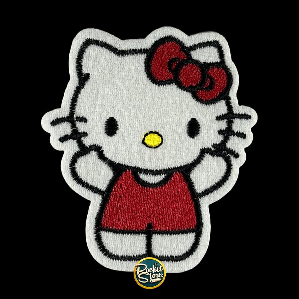 Parche Hello Kitty - Vestido y Lazo Rojo