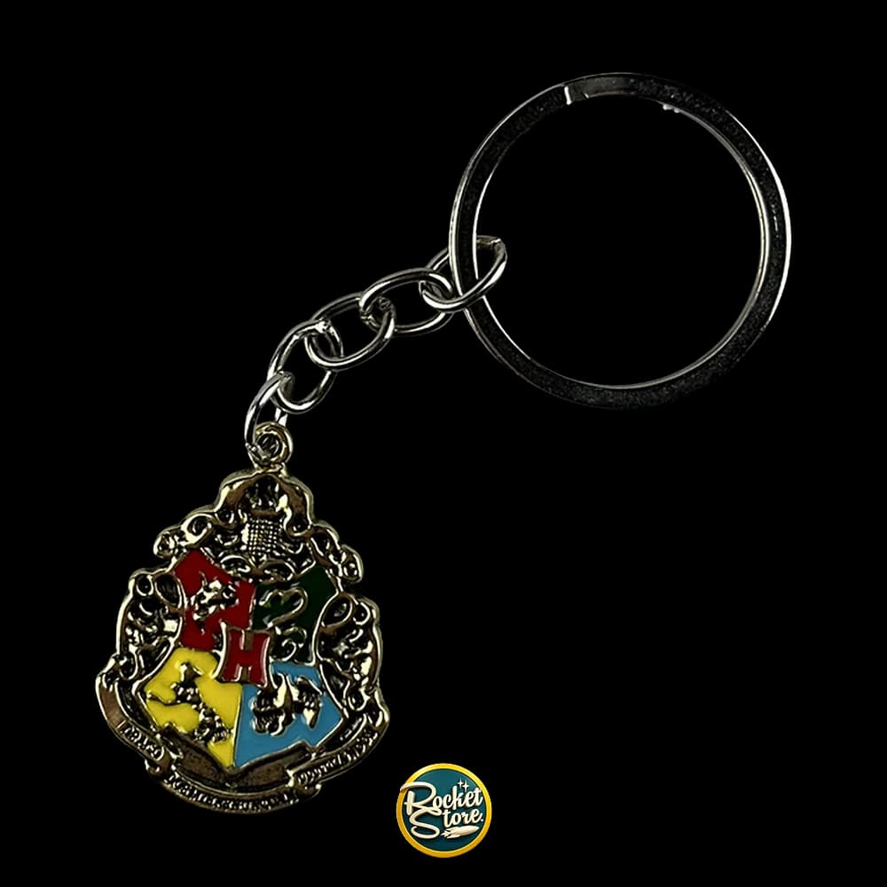 Llavero Metálico Esmaltado Escudo Hogwarts - Harry Potter