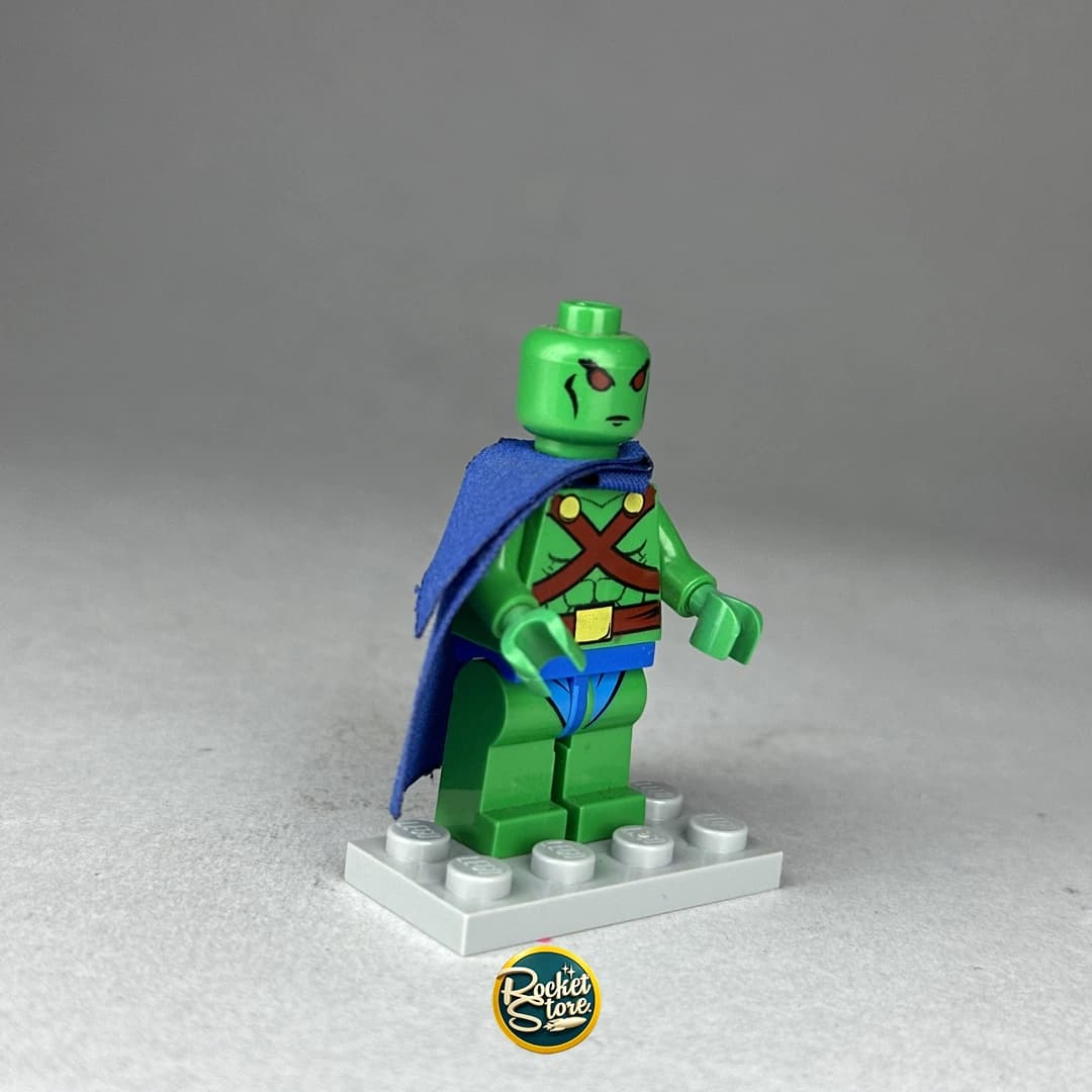 Minifigura tipo LEGO DC Comics Martian Manhunter Variante