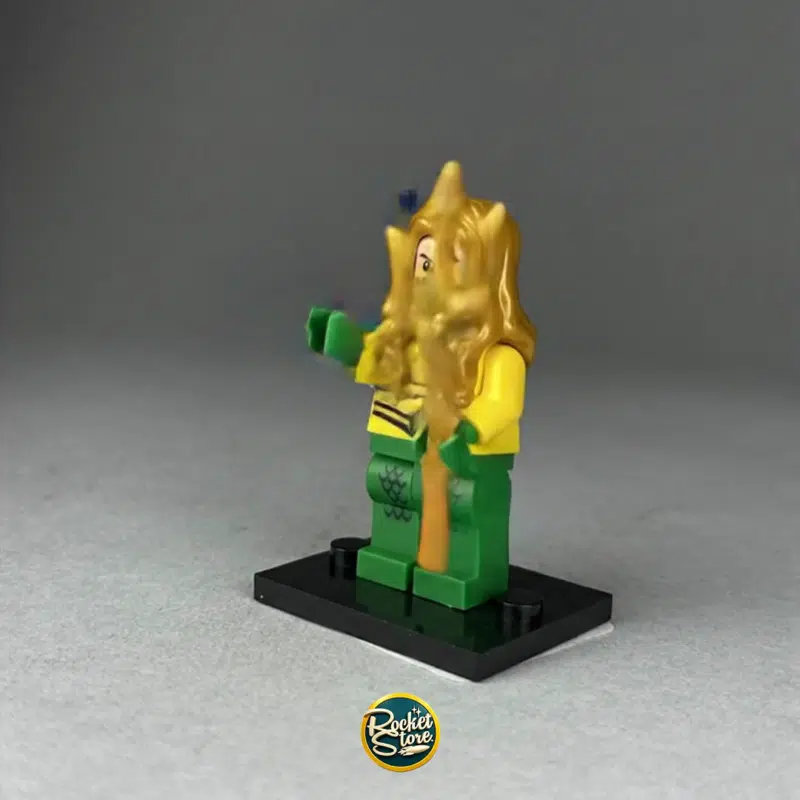 Minifigura tipo LEGO DC Comics Aquaman Clásico con Tridente