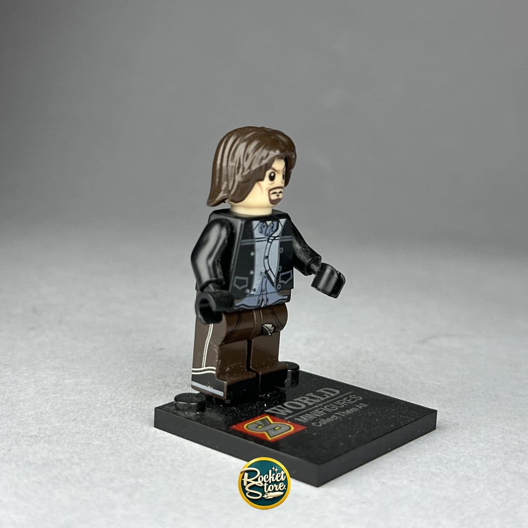Minifigura tipo LEGO Bucky Barnes Soldado del Invierno Táctico