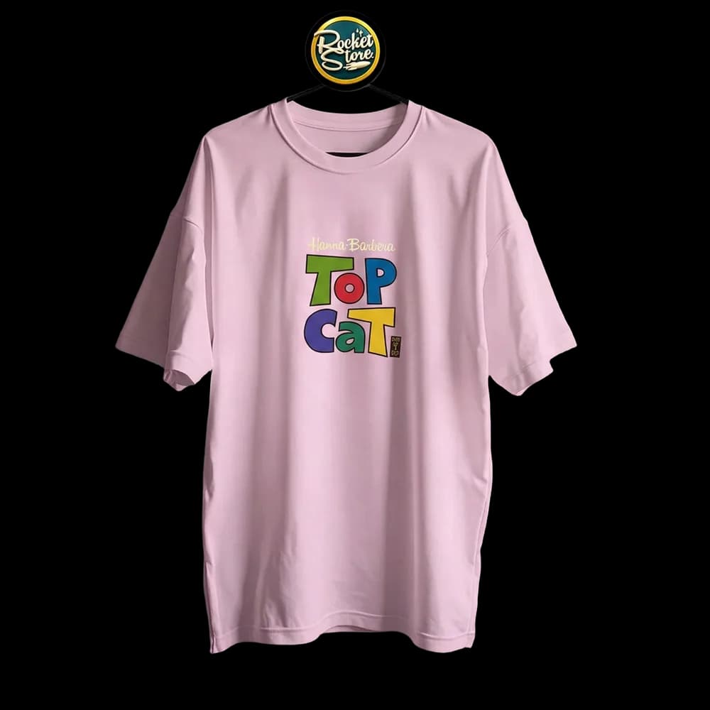 Camiseta Don Gato y su Pandilla - Top Cat Rosa Pastel