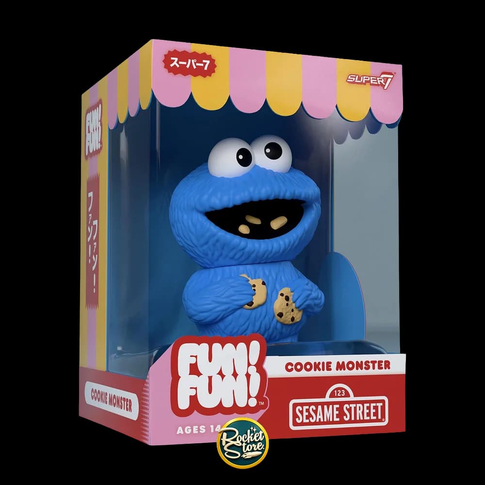Figura de Vinilo Cookie Monster Fun! Fun! - Super7 Sesame Street