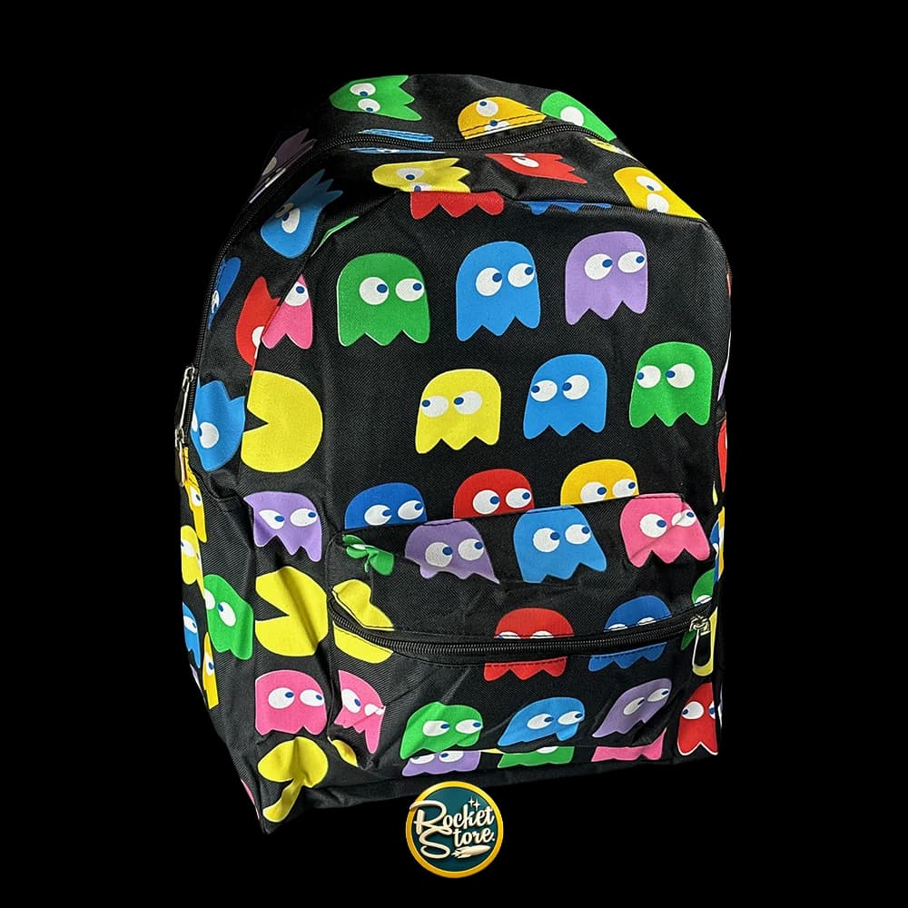 Morral Pac-Man - Fantasmas Arcade Negro